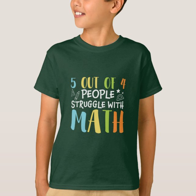 Mathematik Lehrerkampf mit Mathematik T-Shirt (Vorderseite)