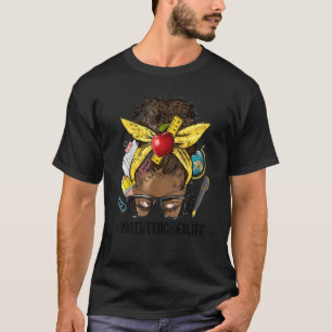 Mathematik Lehrerleben Afro Black History Women Af T-Shirt