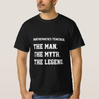 Mathematik lehrt den Mann, den Mythos, die Legende