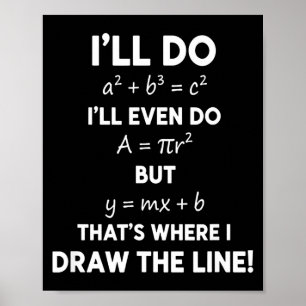 Mathematik Lustiger Mathe-Humor - Ich werde den Py Poster