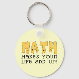 Mathematik macht Ihr Leben zu Geschenken und Triko Schlüsselanhänger