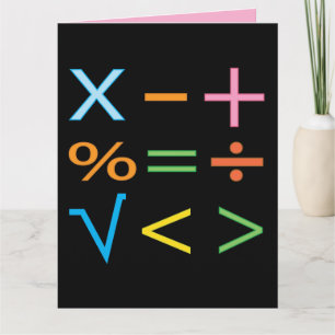 Mathematik Math Symbol Math Karte