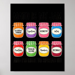 Mathematik Mathe ist mein Ding, algebraisches Denk Poster