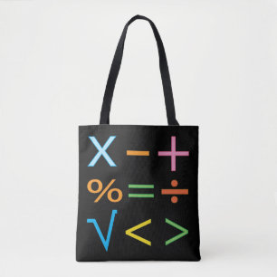 Mathematik Mathe-Symbol Mathe Tasche