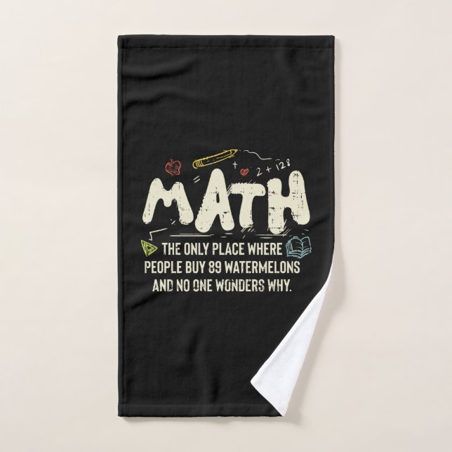 Mathematik Mathematik Mathematik Lehrer Geschenk Badhandtuch Set (Handtuch)