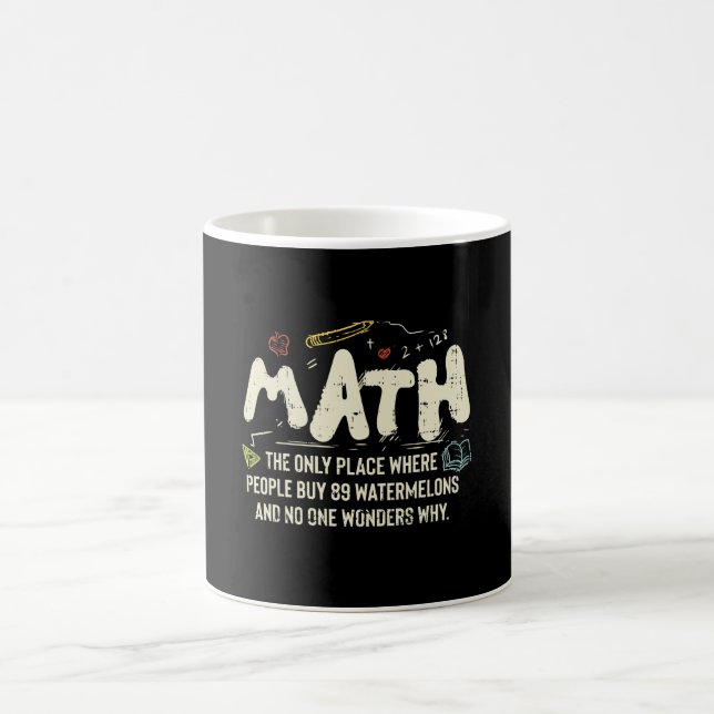 Mathematik Mathematik Mathematik Lehrer Geschenk Kaffeetasse (Mittel)