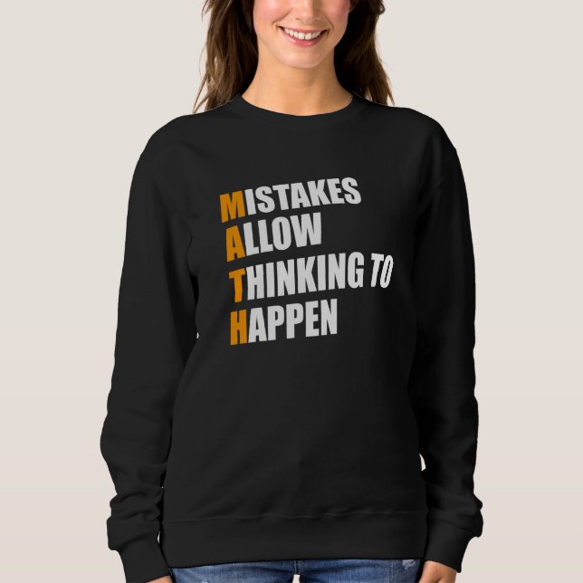 Mathematik Nerd Spaß 2 Sweatshirt (Vorderseite)