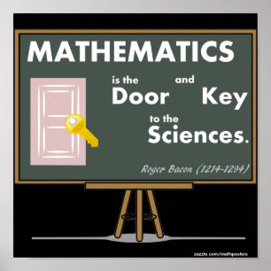 Mathematik-Plakat-Zitate Poster