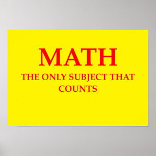 Mathematik Poster