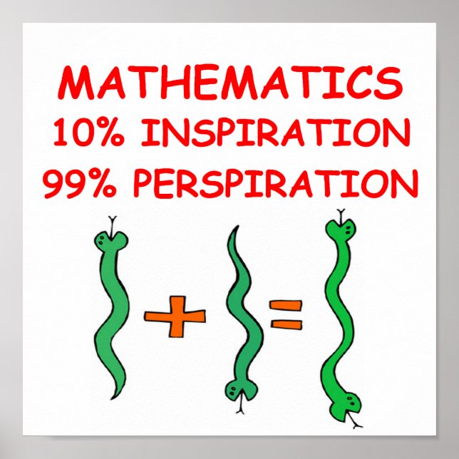 Mathematik Poster (Vorne)