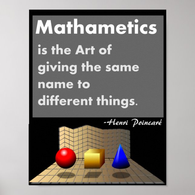 Mathematik Poster Art (Vorne)