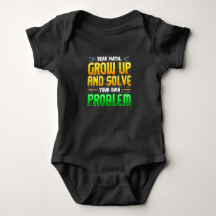 Mathematik-Probleme der Funny Mathematik Lehrer Ha Baby Strampler
