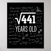 Mathematik Quadratwurzel 441 Jahre alt, Clever Mat