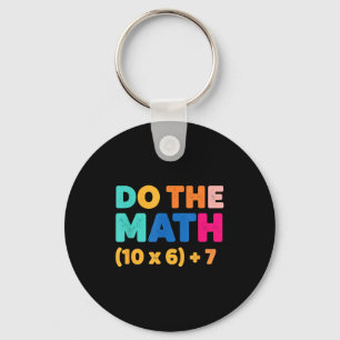 Mathematik Rechne Die Mathe Bunte Gleichungsdesign Schlüsselanhänger