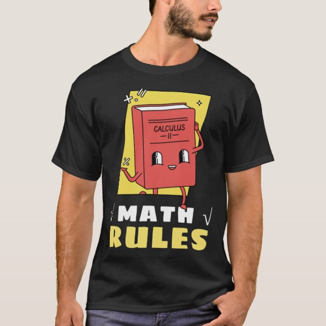 Mathematik regelt einstein  T-Shirt (Vorderseite)