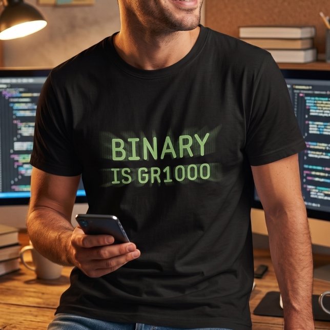 Mathematik Spaß - Binary is Great T-Shirt (Von Creator hochgeladen)