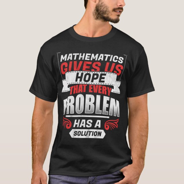 Mathematik Studium Schule Funny School Mathe Gesch T-Shirt (Vorderseite)