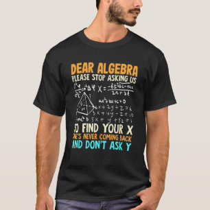 Mathematik- und Algebra- und Mathematik-Spaß T-Shirt