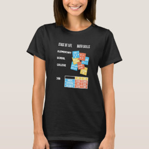 Mathematik Uni Job Schüler Lehrer Nerd Geek J T-Shirt