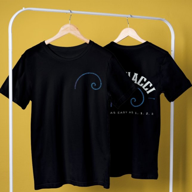 Mathematik vor & zurück Fibonacci Easy als 1,1,2,3 T-Shirt (Von Creator hochgeladen)