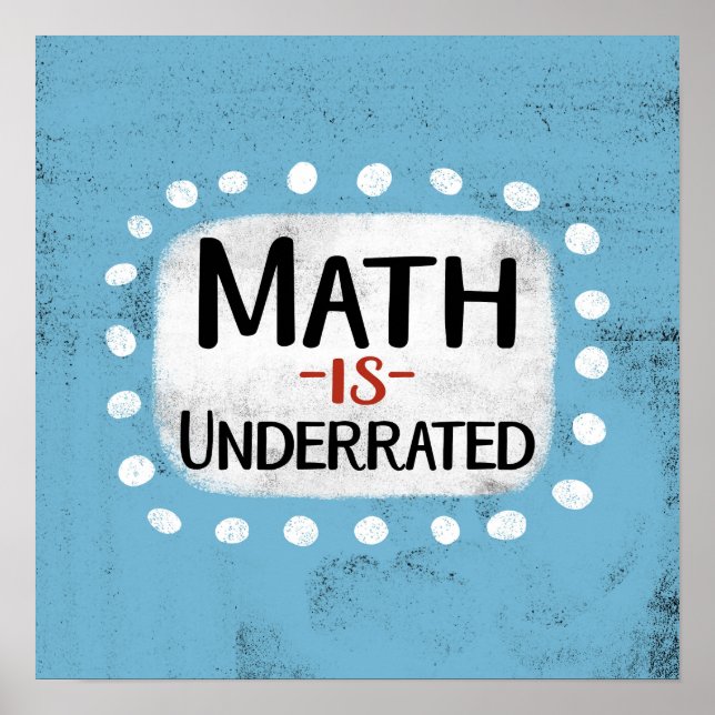 Mathematik wird als Poster Wall Art unterschätzt (Vorne)