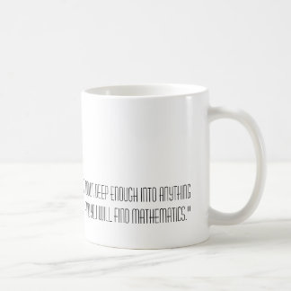 Mathematik zitieren Tasse