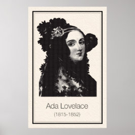 Mathematiker - Ada Lovelace Poster