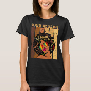 Mathematiker Afro American Black History T-Shirt