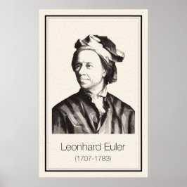Mathematiker - Euler Poster