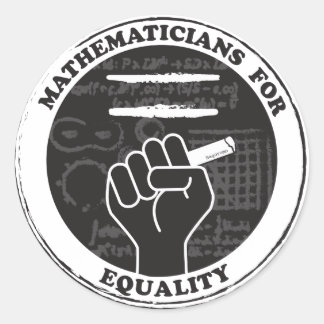 Mathematiker für Aufkleber für Gleichheit