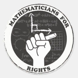 Mathematiker für Aufkleber für Rechte