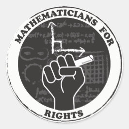 Mathematiker für Aufkleber für Rechte