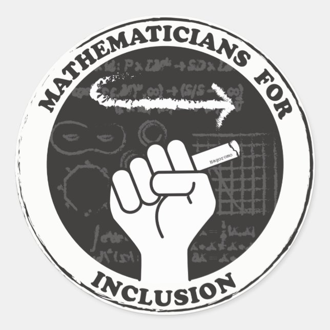 Mathematiker für Aufkleber zur Aufnahme (Vorderseite)