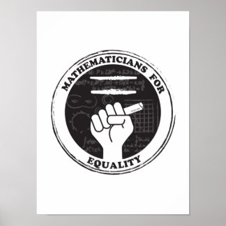 Mathematiker für Gleichstellungspposter Poster