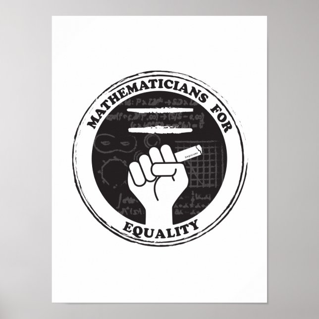 Mathematiker für Gleichstellungspposter Poster (Vorne)