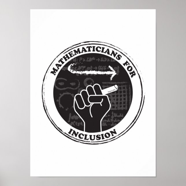 Mathematiker für Inklusionspopster Poster (Vorne)