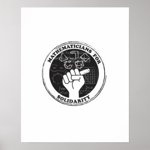 Mathematiker für Solidarität Poster