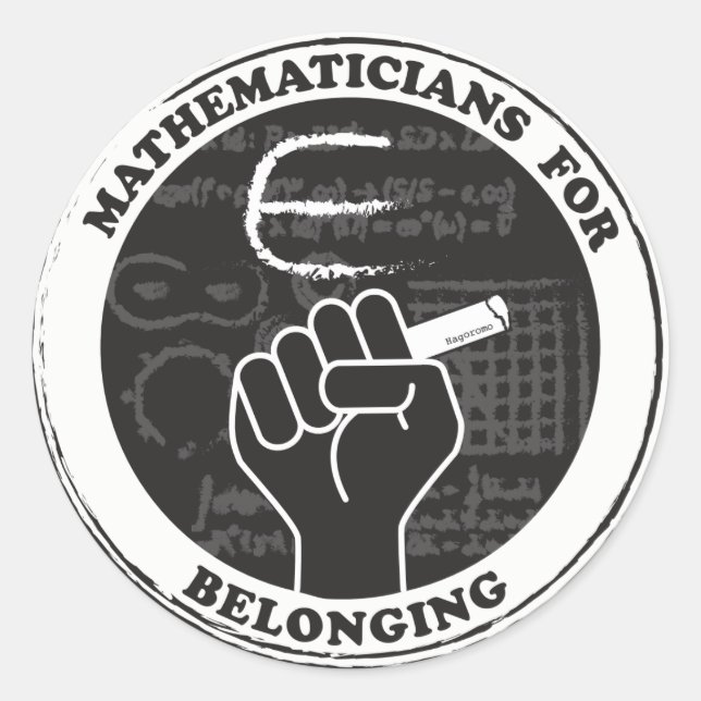 Mathematiker für Sticker (Vorderseite)