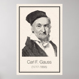 Mathematiker - Gauss Poster