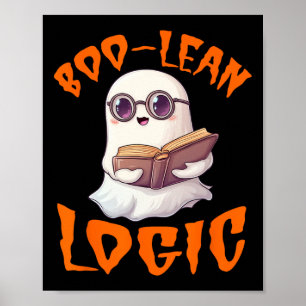 Mathematiker Halloween Comstume Fall Pumpkin Ghost Poster