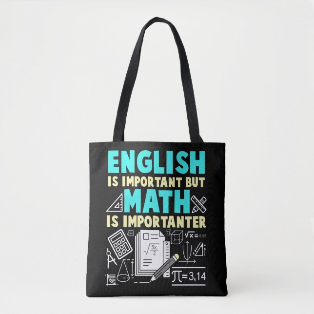 Mathematiker Joke Maths Geek School Tasche (Vorderseite)