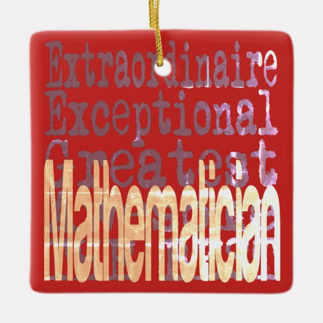 Mathematiker Keramikornament (Vorderseite)
