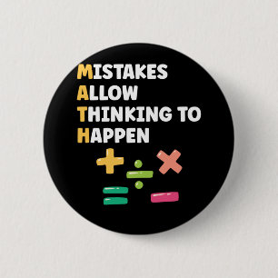 Mathematiker Lehrer Preschool Mathematiker Button