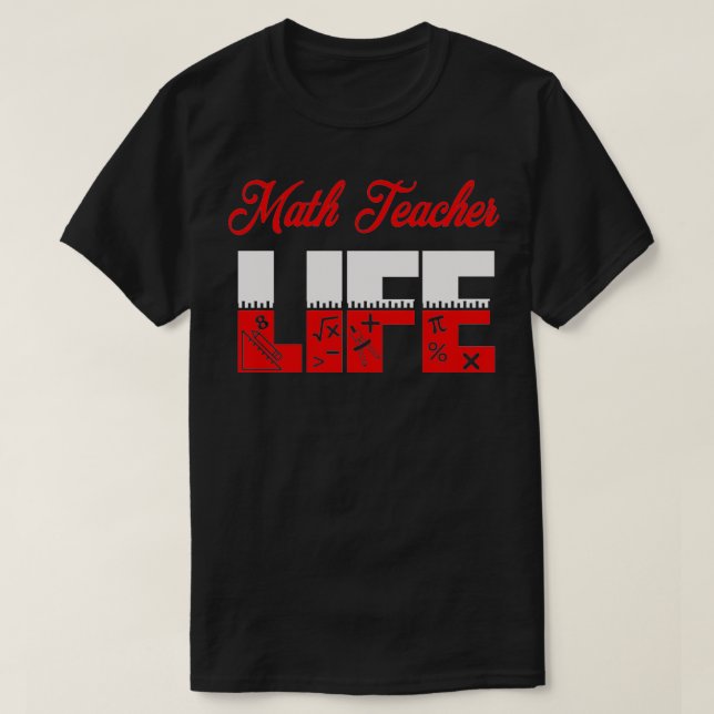 Mathematiker Life Mathematiker Original-Geschenk T-Shirt (Design vorne)
