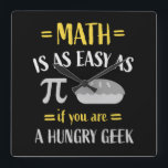 Mathematiker Mathematiker Dozenten Lehrkräfte Leh Quadratische Wanduhr<br><div class="desc">Internationaler Tag der Mathematik . Der Internationale Tag der Mathematik ist 14 März. Es ist auch bekannt als Pi Day,  weil die mathematische Konstante auf 3, 14 aufgerundet werden kann.  Ideal für jeden Mathematik Geek jeden Tag des Jahres.</div>