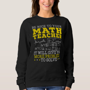 Mathematiker Mathematiker Mathematics School Numb Sweatshirt