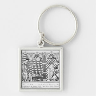 Mathematiker-Mönche: ein, welches die Kugel Schlüsselanhänger