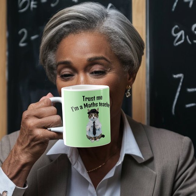 Mathematiklehrer-Geschenk vertrauen mir Mathematik Kaffeetasse (Von Creator hochgeladen)