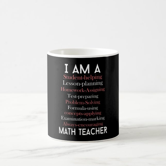 Mathematiklehrer Kaffeetasse (Mittel)
