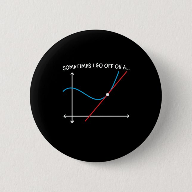Mathematiklehrer manchmal gehe ich weg button (Vorderseite)